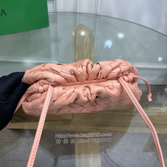 Bottega veneta高端女包 98061 寶緹嘉升級版小號編織雲朵包 BV經典款純手工編織羔羊皮女包  gxz1173